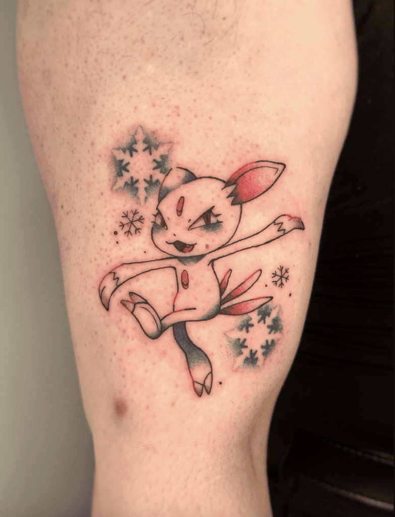 Sneasel Snow Johto Pokémon Tattoo