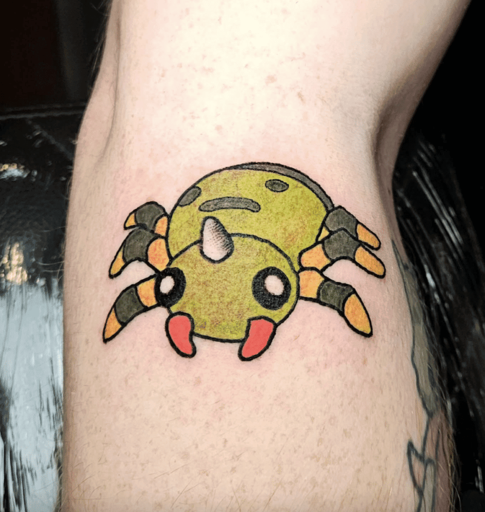 Spinarak Johto Pokémon Tattoo