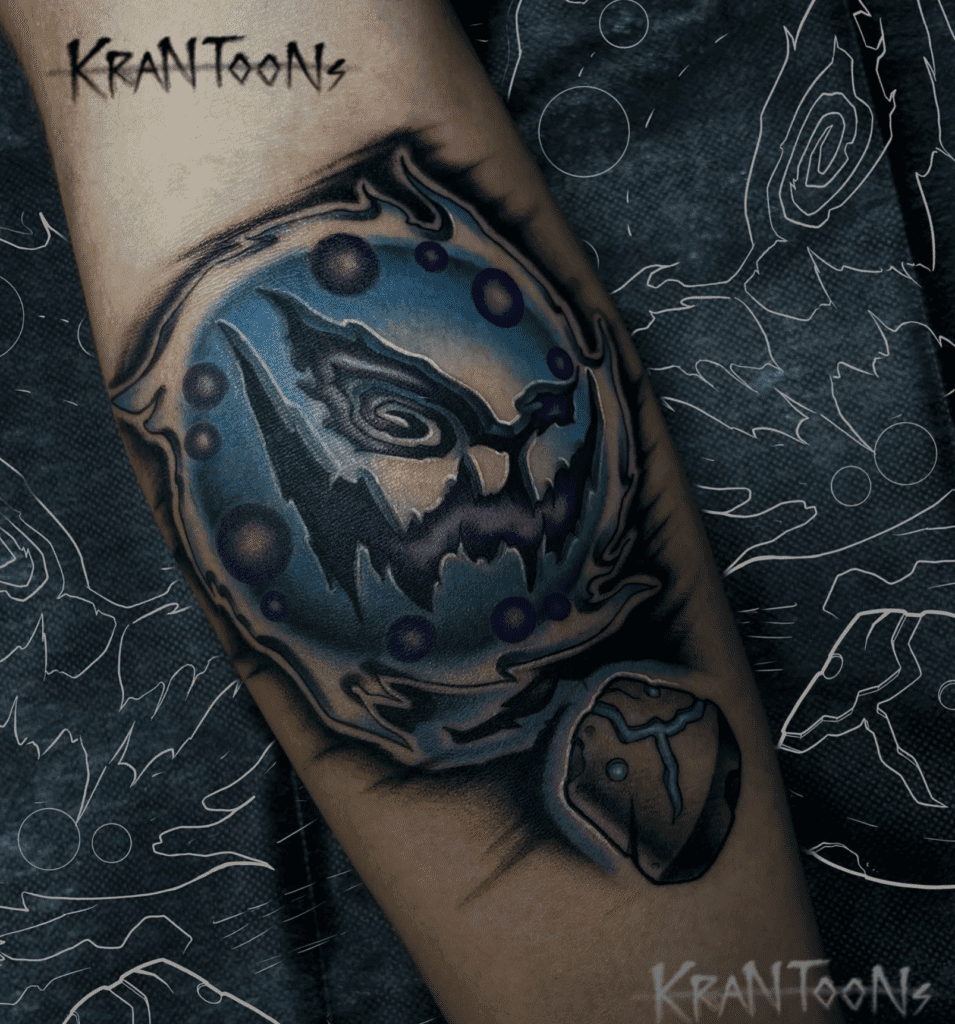 Spiritomb Shiny Sinnoh Pokémon Tattoo