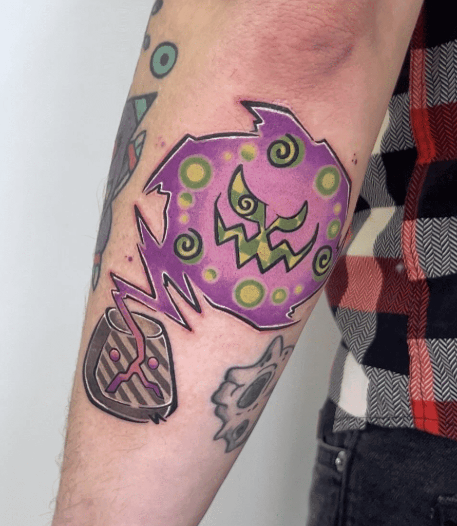 Spiritomb Sinnoh Pokémon Tattoo