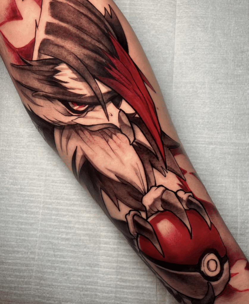 Staraptor Pokéball Sinnoh Pokémon Tattoo
