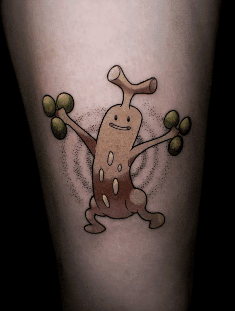 Sudowoodo Johto Pokémon Tattoo