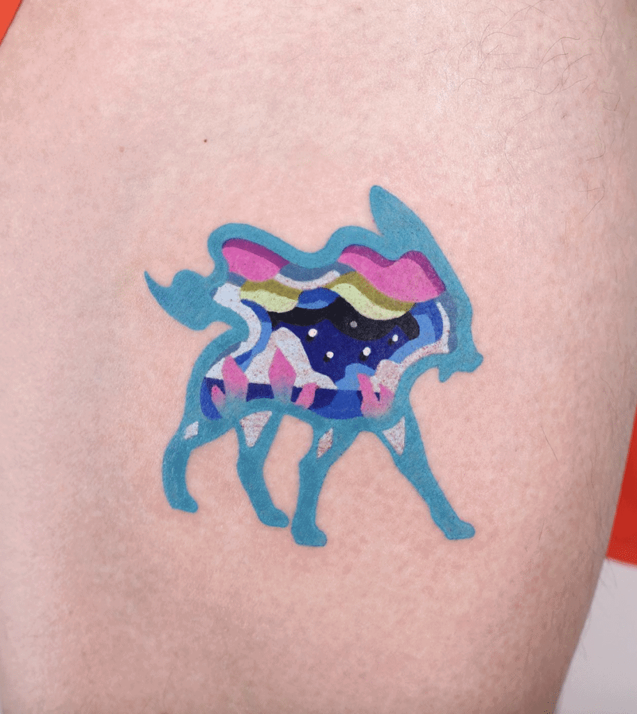 Suicune Art Johto Pokémon Tattoo