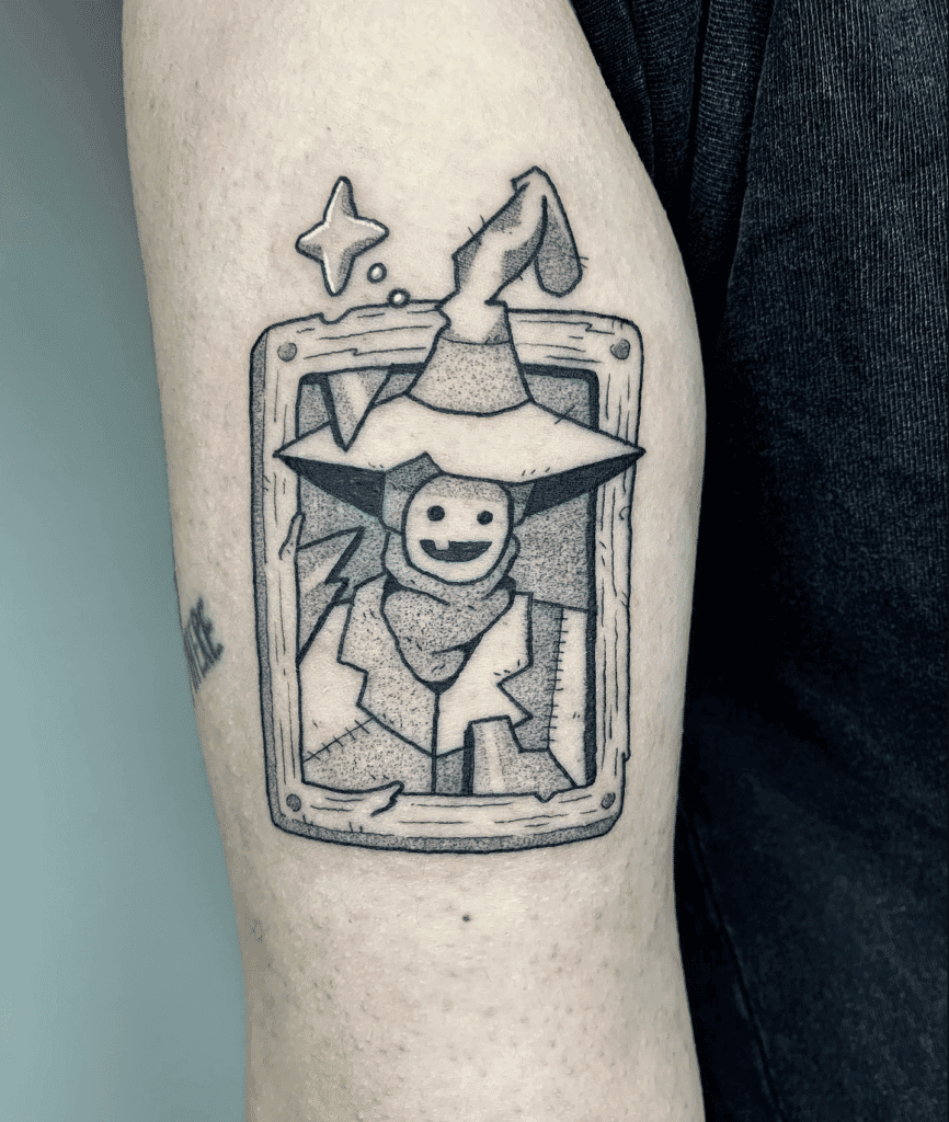 Summerween Trickster Frame Gravity Falls Tattoo