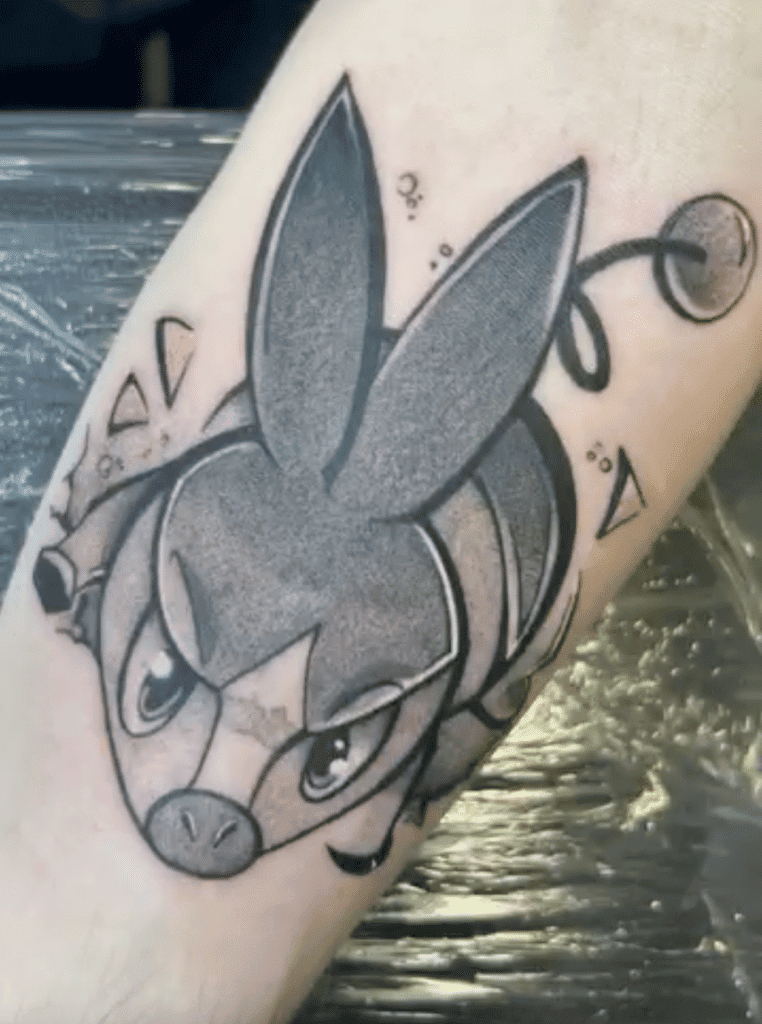 Tepig Unova Pokémon Tattoo