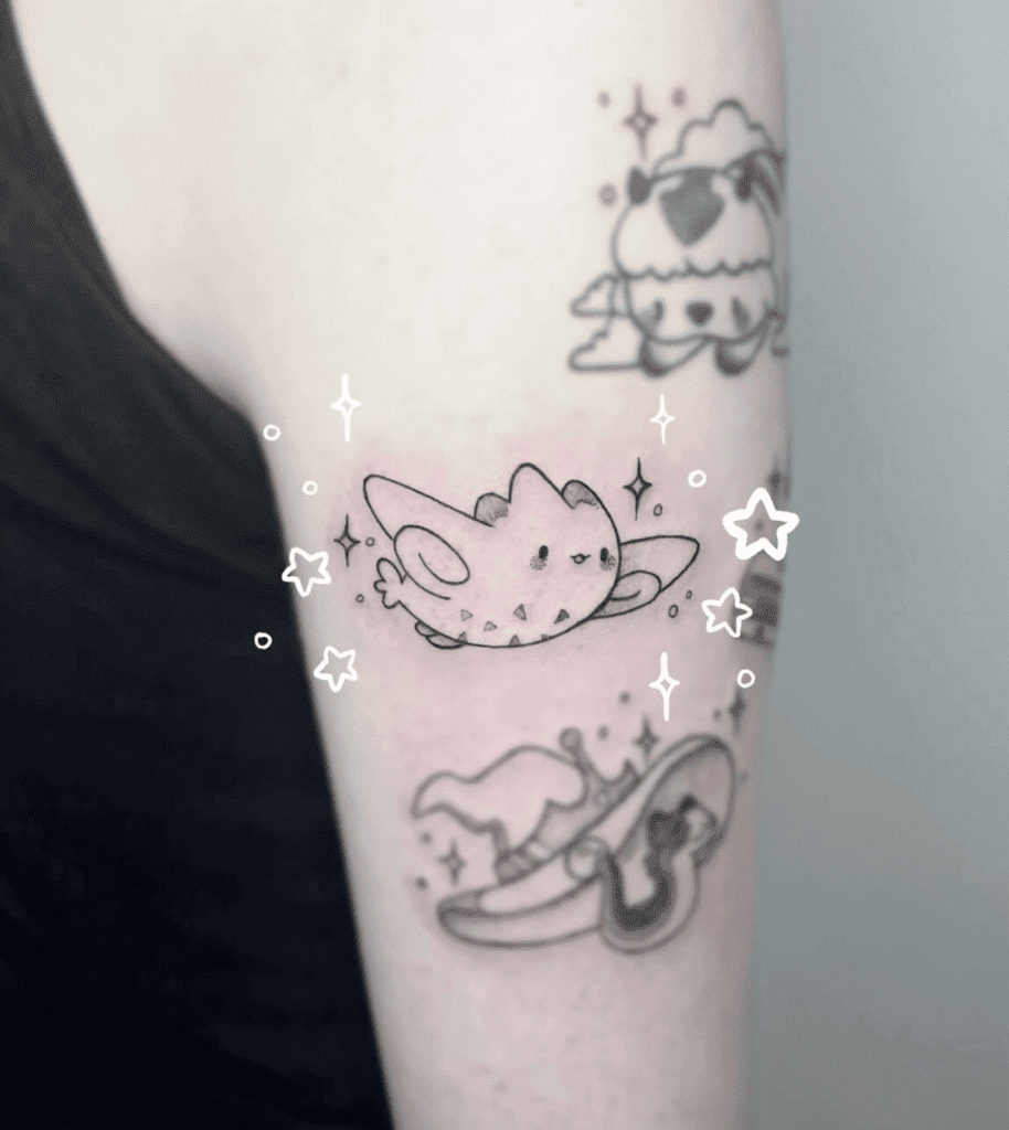 Togekiss Fly Sinnoh Pokémon Tattoo
