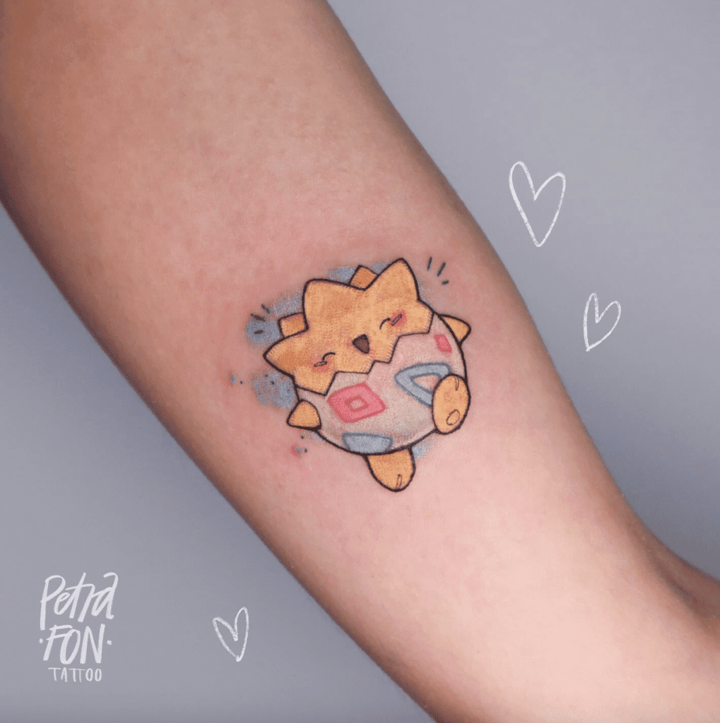 Togepi Cute Johto Pokémon Tattoo