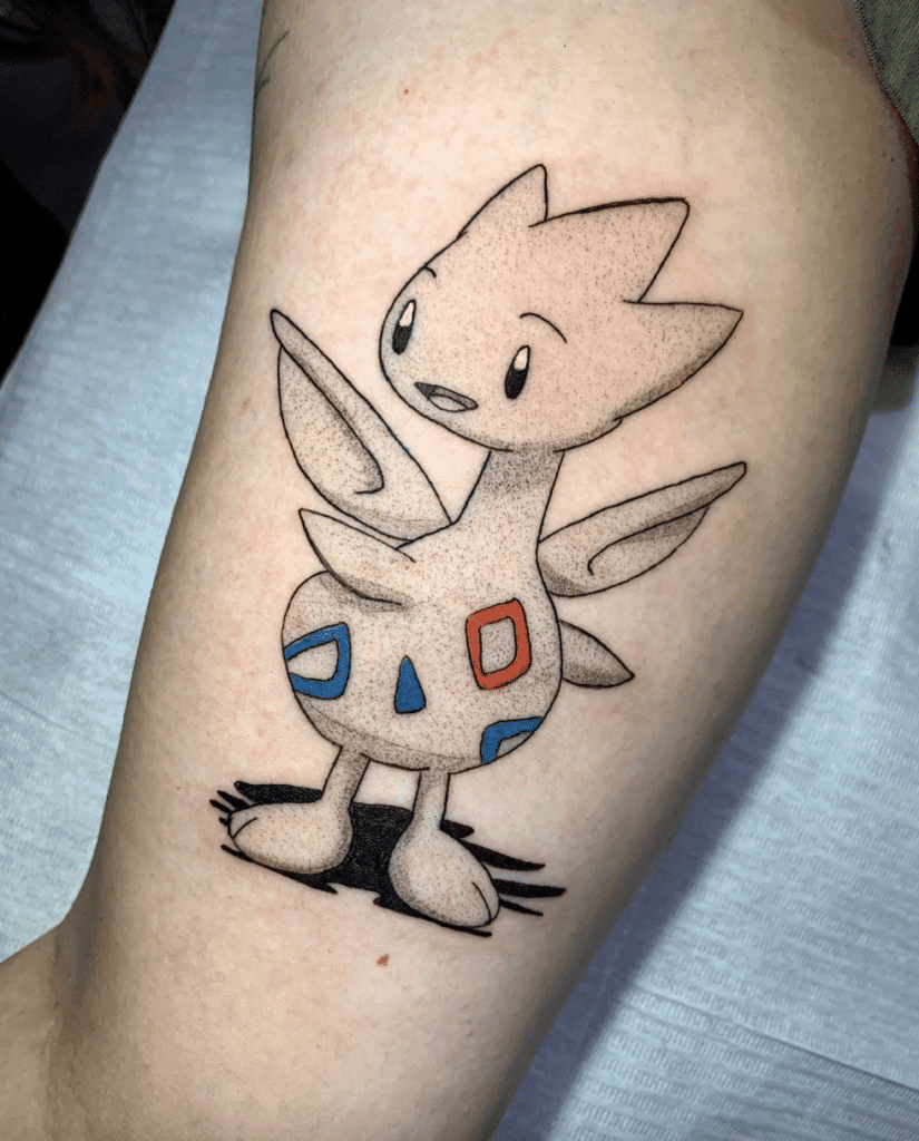 Togetic Johto Pokémon Tattoo
