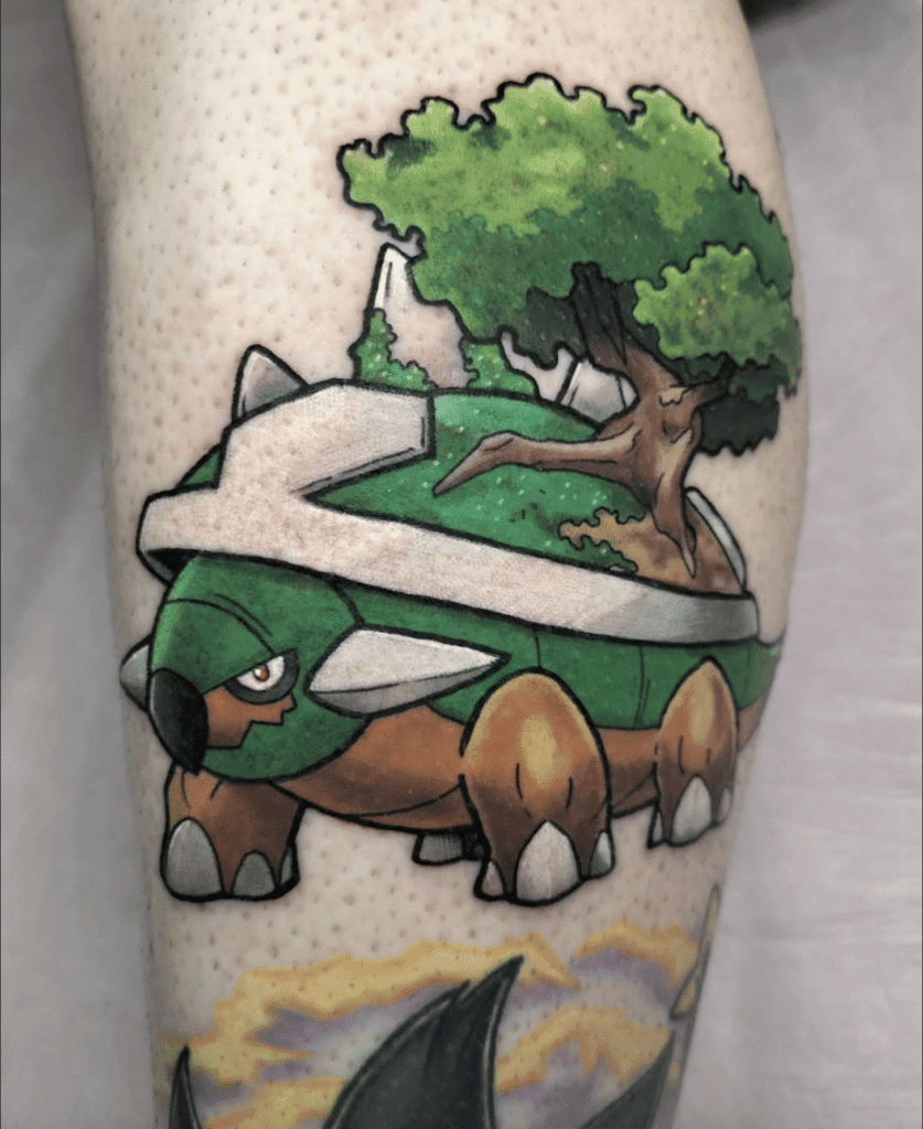 Torterra Sinnoh Pokémon Tattoo