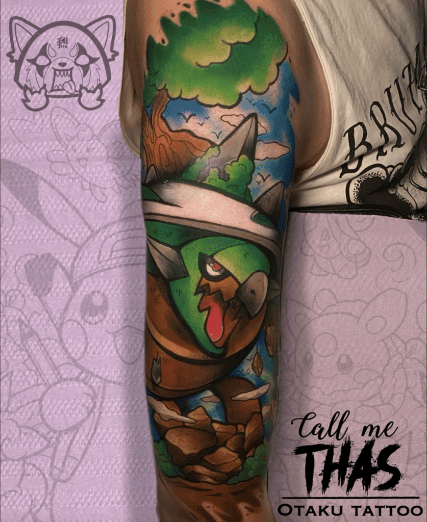 Torterra Tree Sinnoh Pokémon Tattoo
