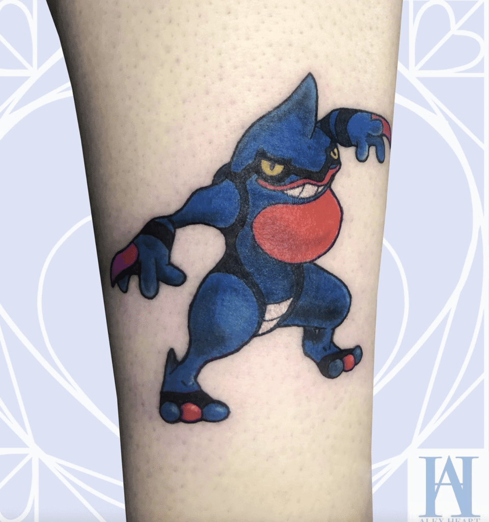 Toxicroak Sinnoh Pokémon Tattoo