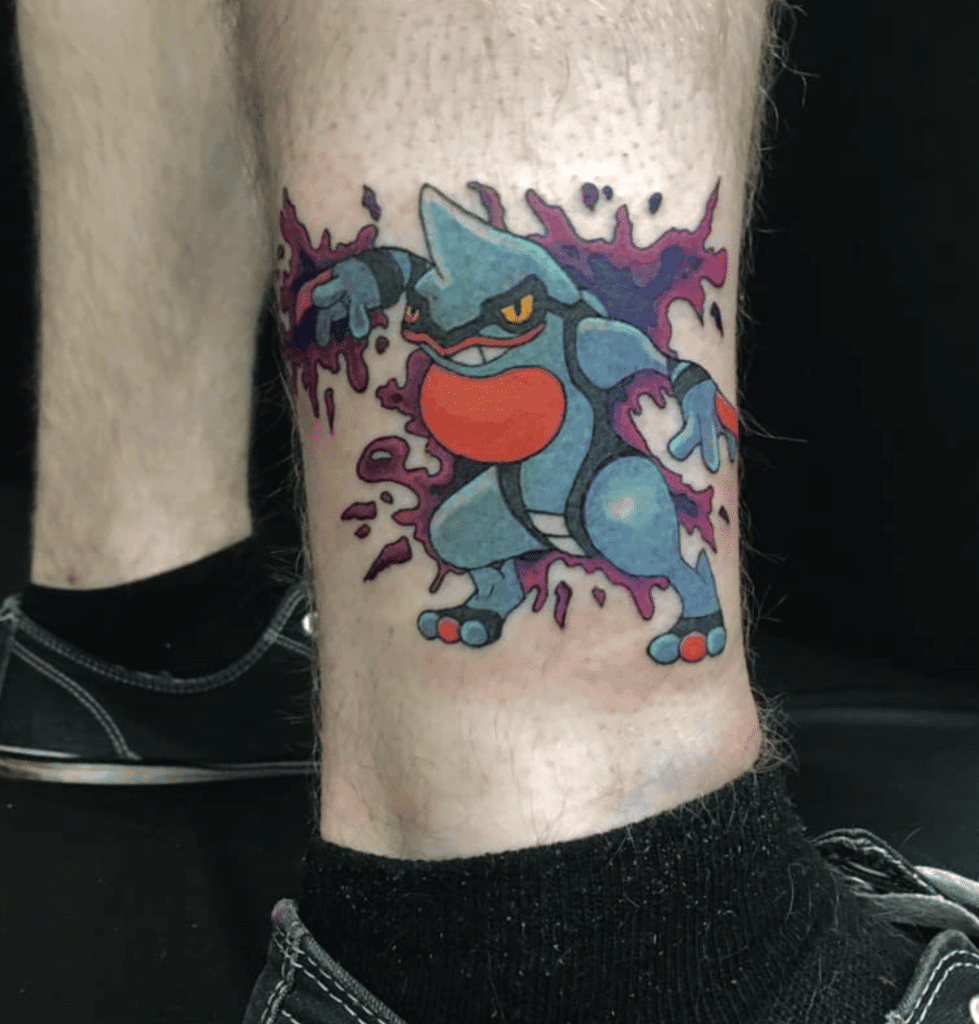 Toxicroak toxic Sinnoh Pokémon Tattoo