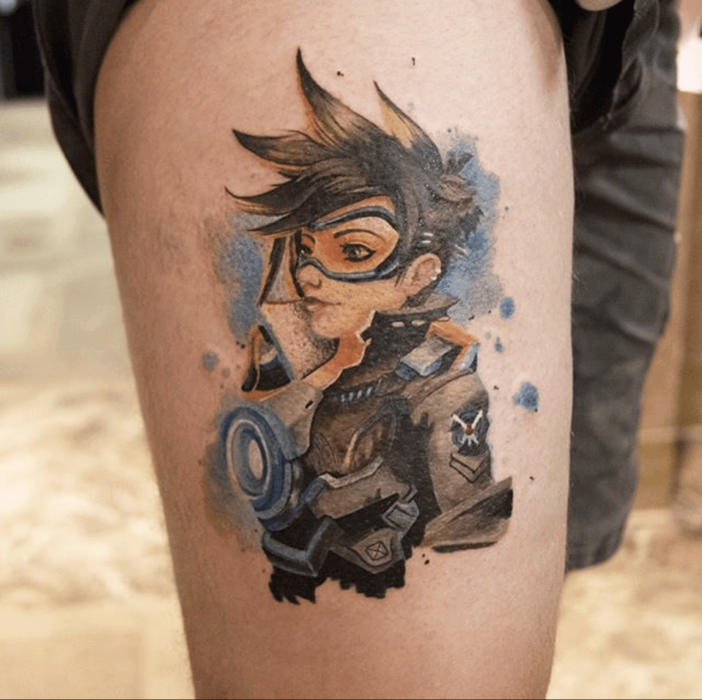 Tracer Overwatch Tattoo