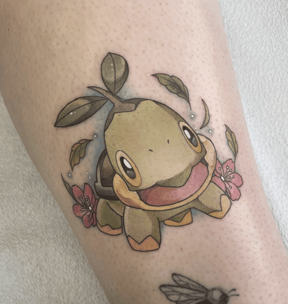 Turtwig Sinnoh Pokémon Tattoo