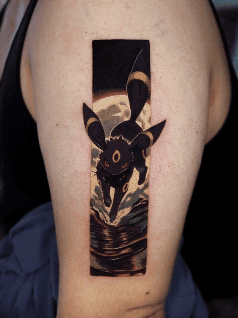 Umbreon Frame Johto Pokémon Tattoo