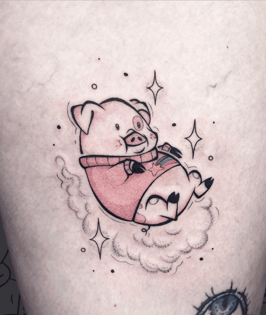 Waddles Cute Gravity Falls Tattoo