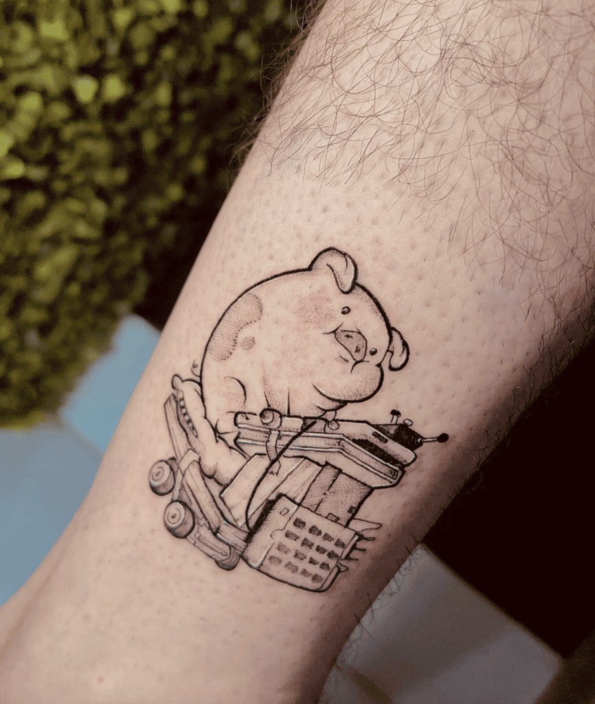 Waddles Smart Gravity Falls Tattoo