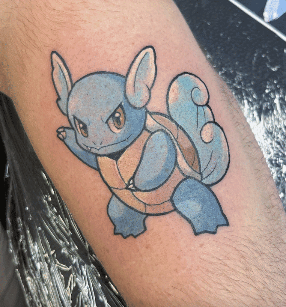 Wartotle Johto Pokémon Tattoo