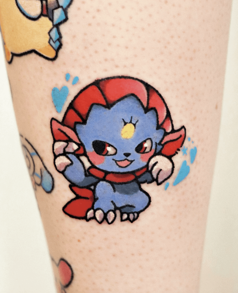 Weavile Cute Sinnoh Pokémon Tattoo