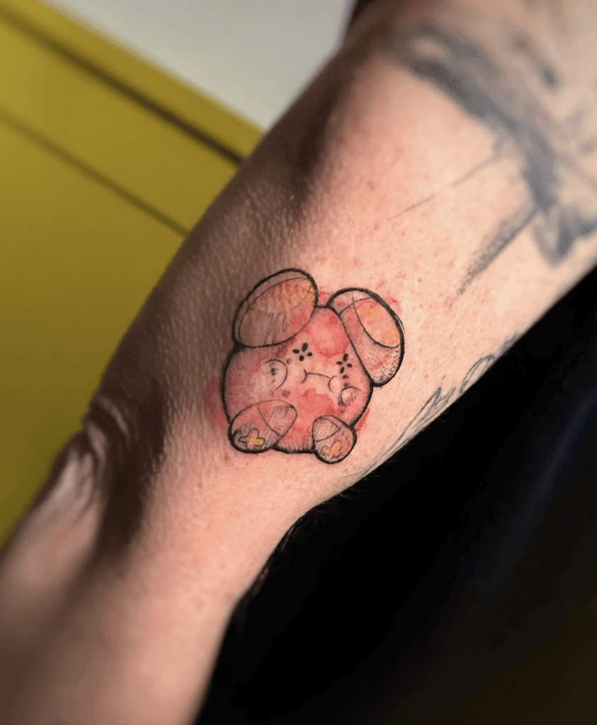 Whismur Cute Hoenn Pokémon Tattoo