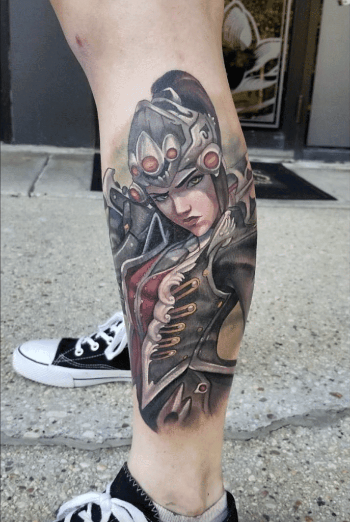 Widowmaker Human Overwatch Tattoo