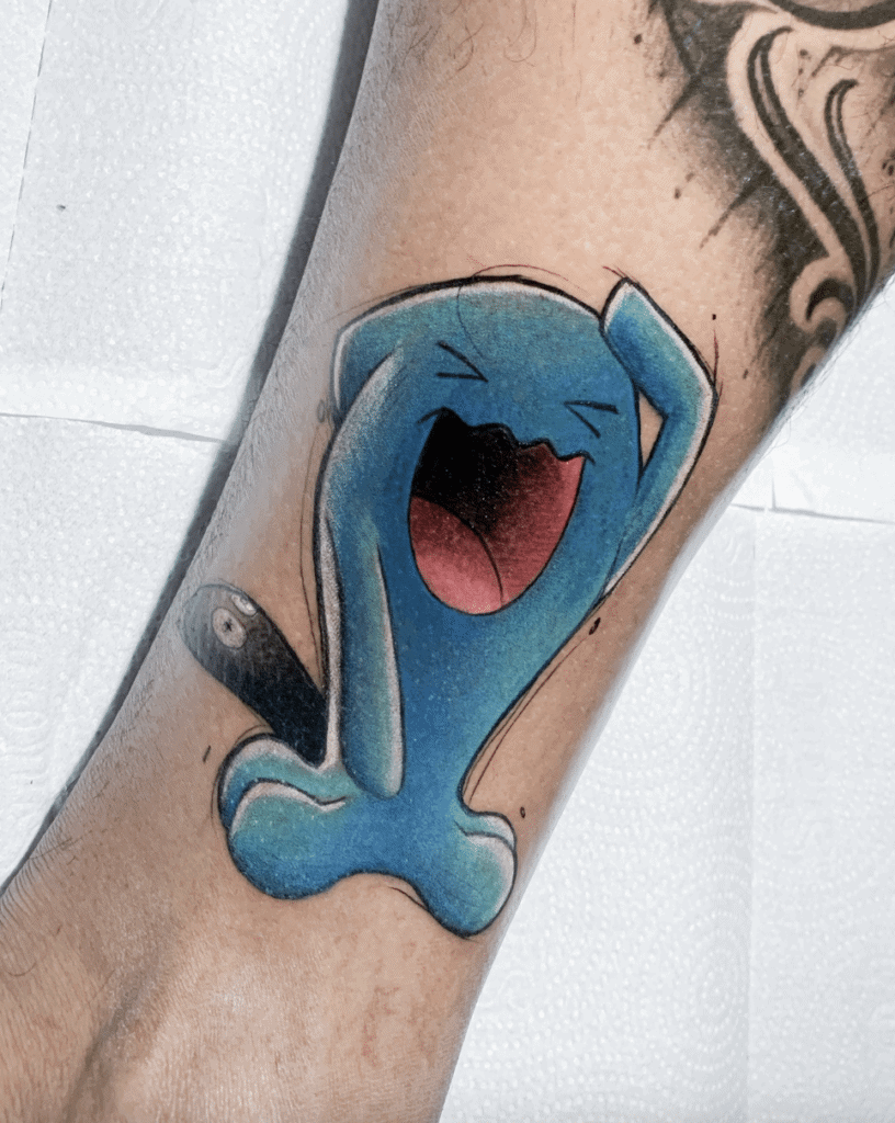 Wobbuffet Johto Pokémon Tattoo