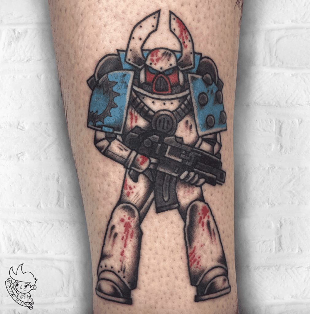 World Eaters Heresy Era Warhammer 40k Tattoo