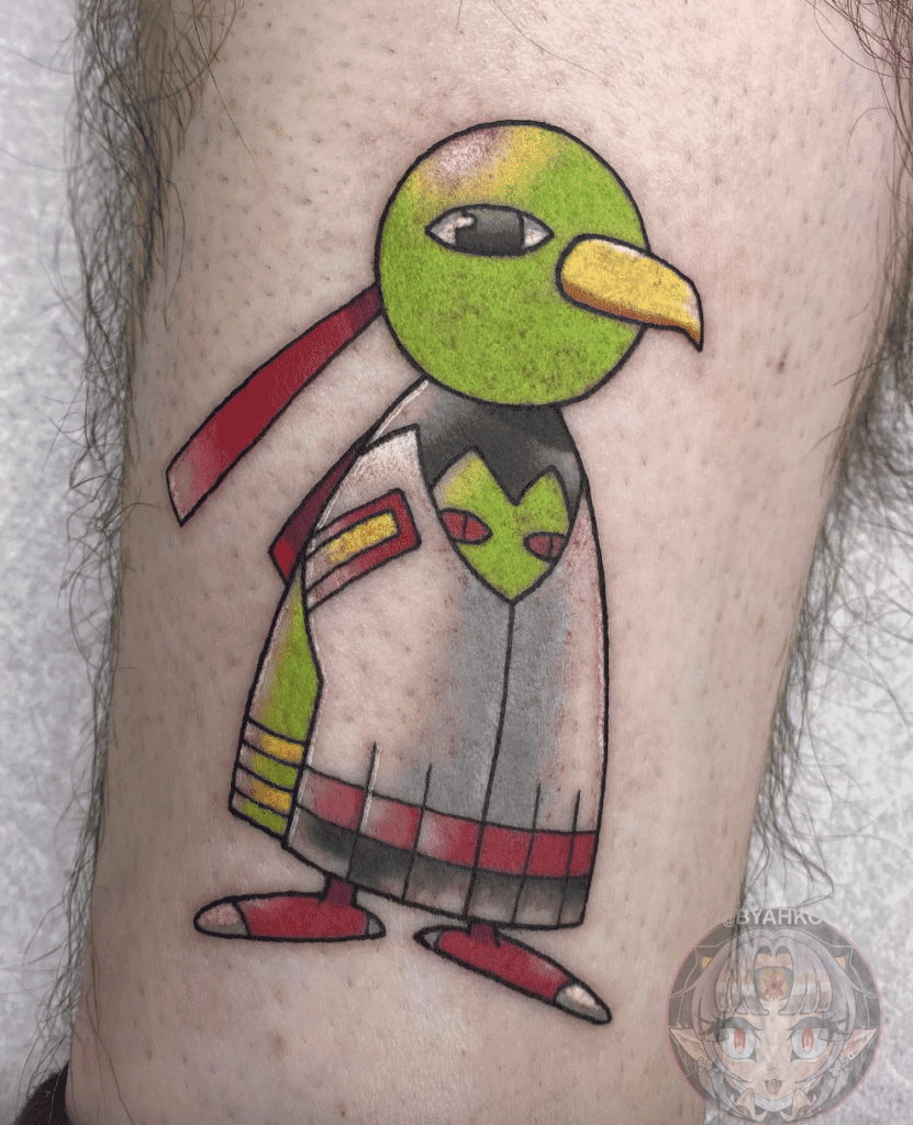 Xatu Classic Johto Pokémon Tattoo