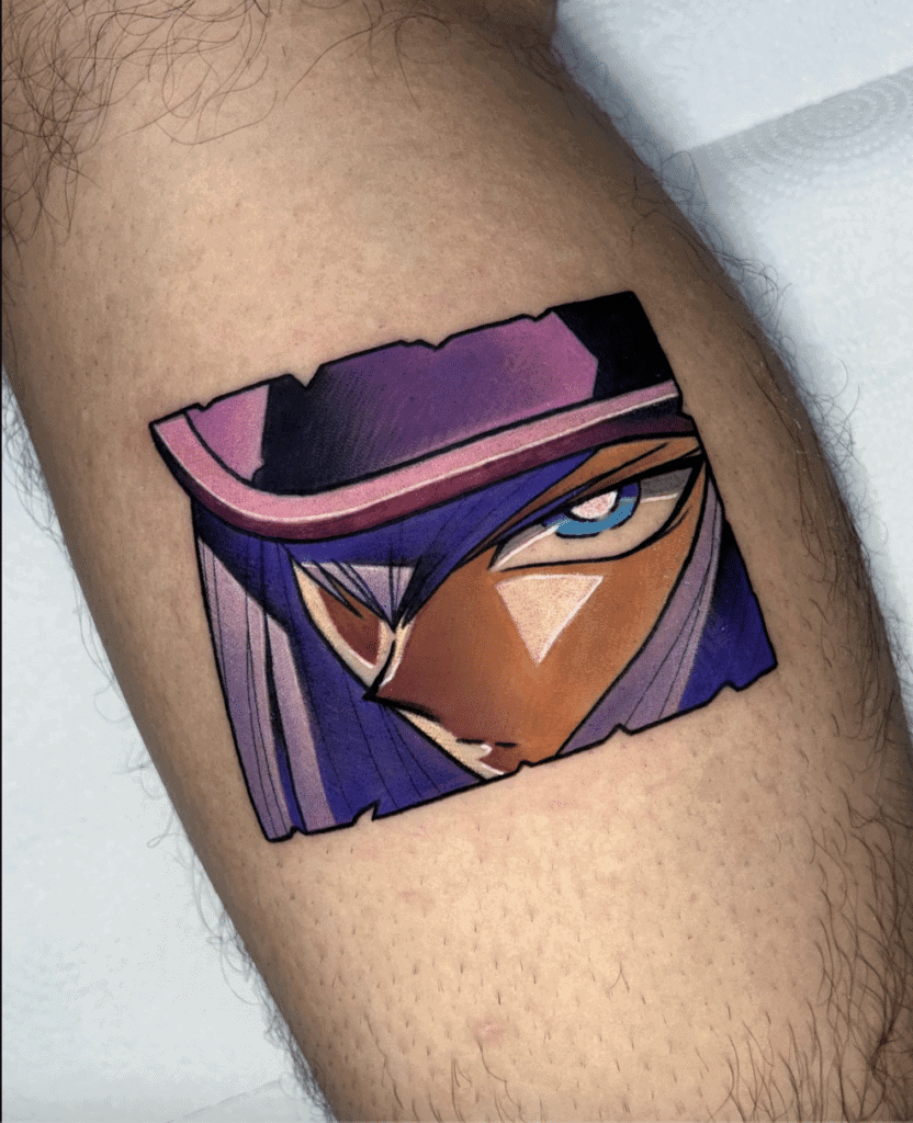 Yu-Gi-Oh! Anime Tattoo
