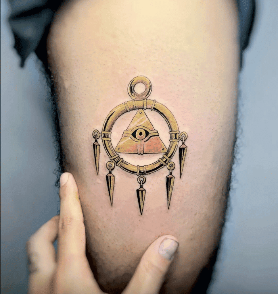 Yu-Gi-Oh! Millenium Anime Tattoo