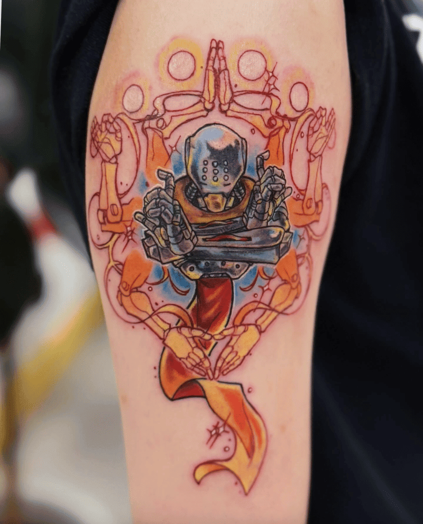 Zenyata Arms Overwatch Tattoo