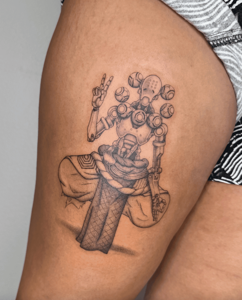 Zenyata Peace Overwatch Tattoo
