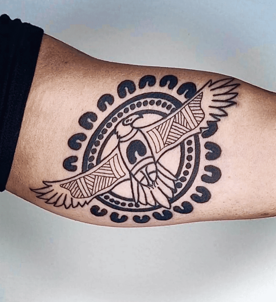 Aboriginal Australian Gurranyin Mythology Tattoo