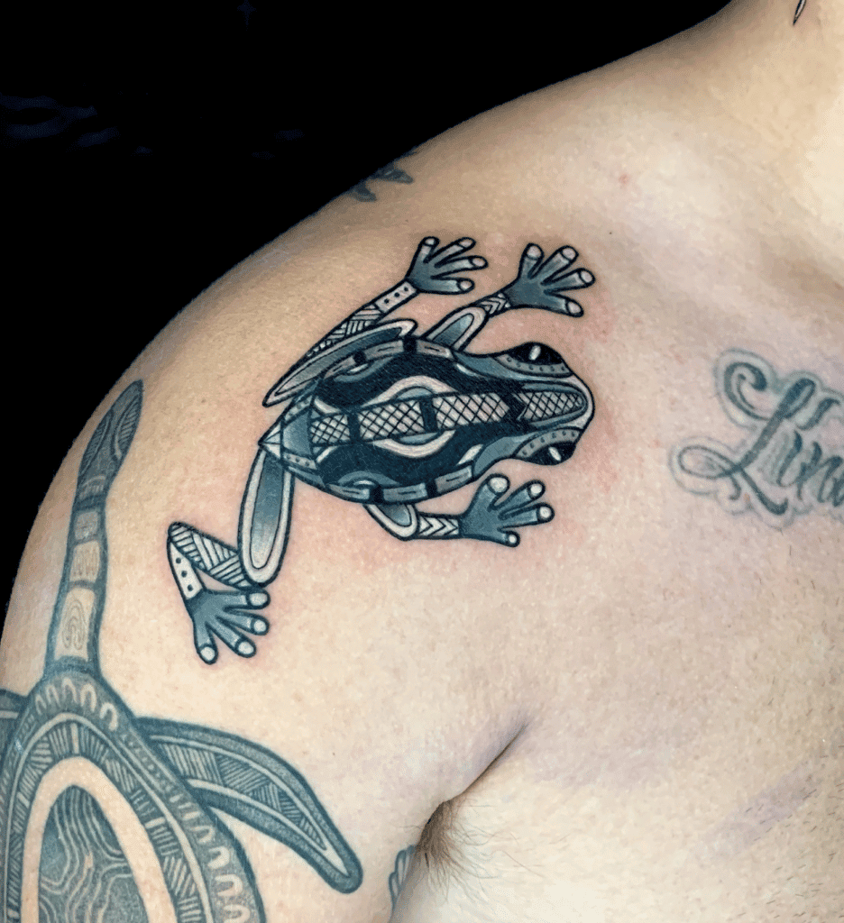 Aboriginal Australian Tiddalik Mythology Tattoo