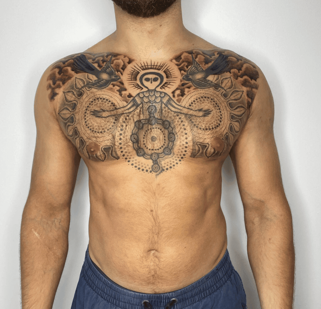 Aboriginal Australian Wandjina Mythology Tattoo