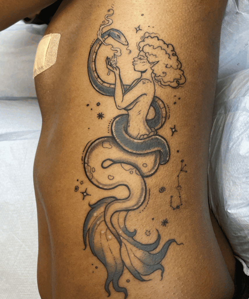 African Mythology Mami Wata Tattoo