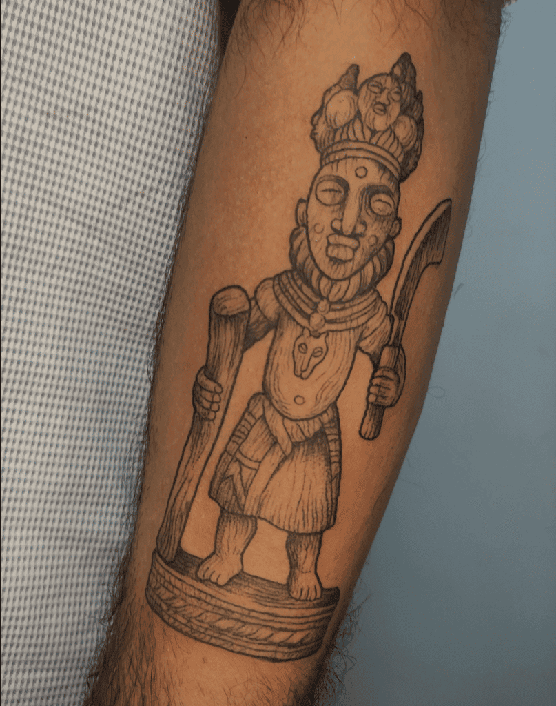African Mythology Ogun Tattoo