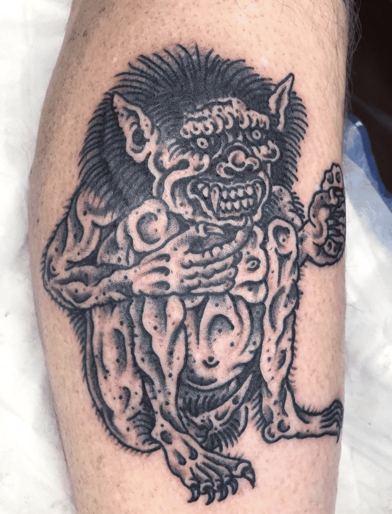 African Mythology Tokoloshe Tattoo