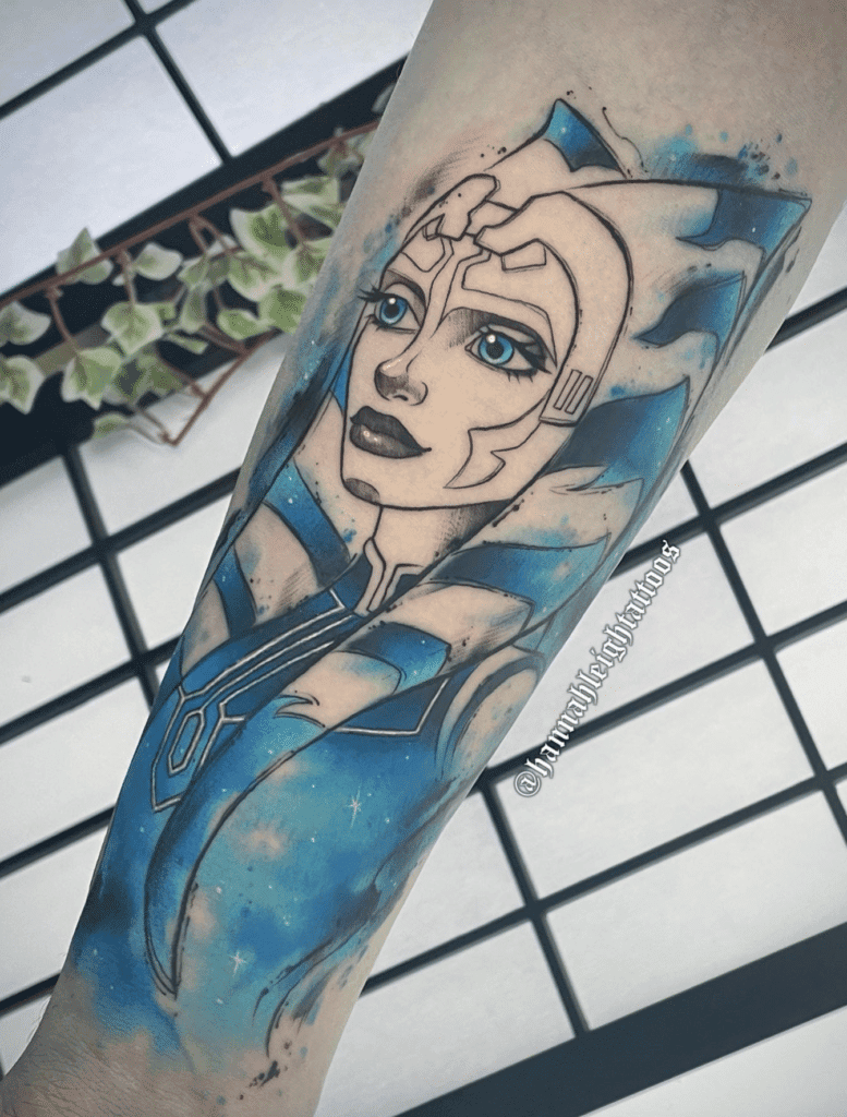 Ahsoka Star Wars Tattoo
