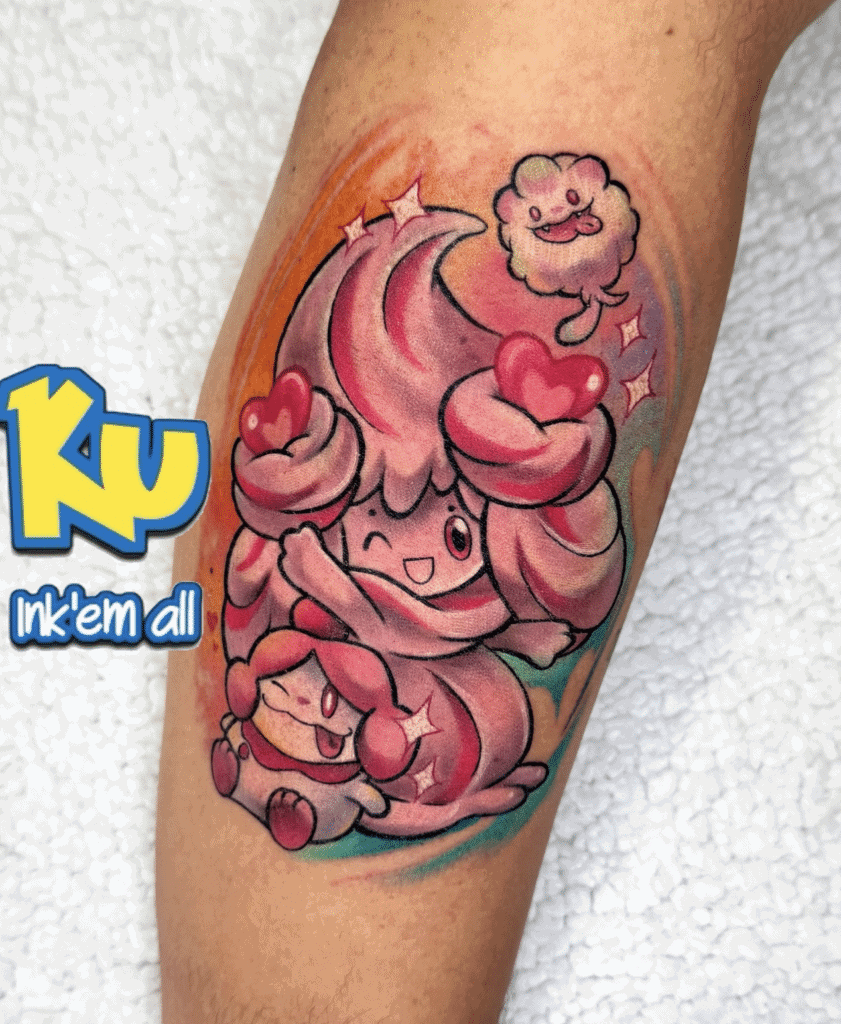 Alcremie Galar Pokémon Tattoo