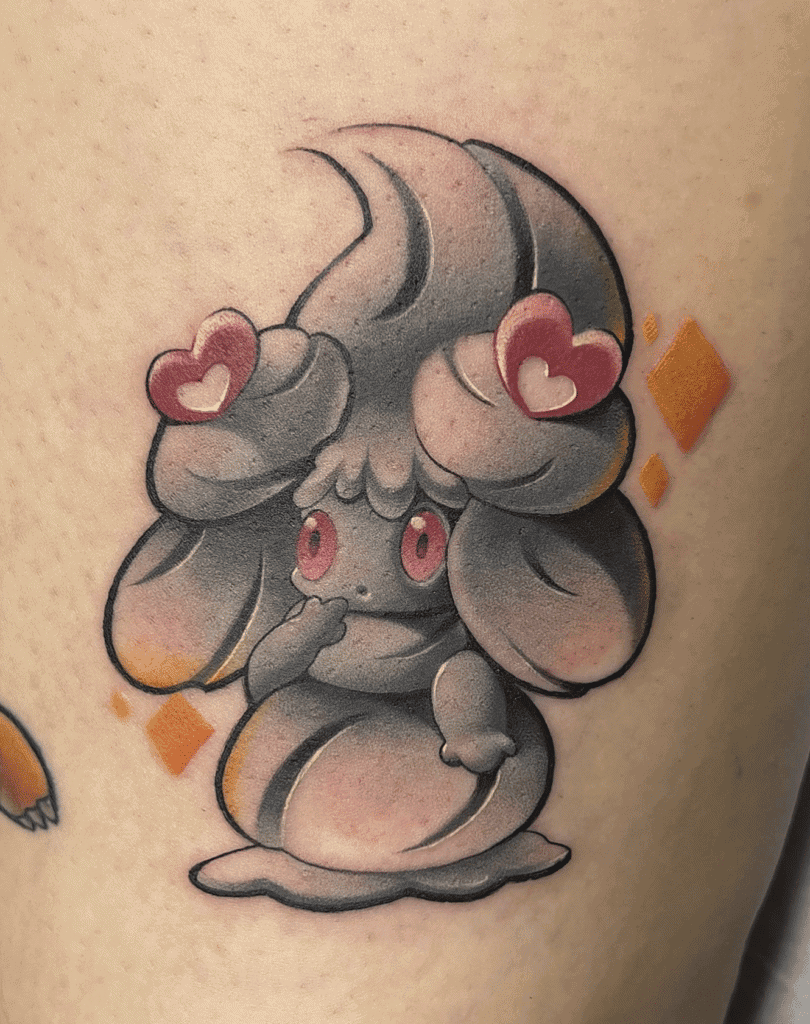 Alcremie Shiny Galar Pokémon Tattoo
