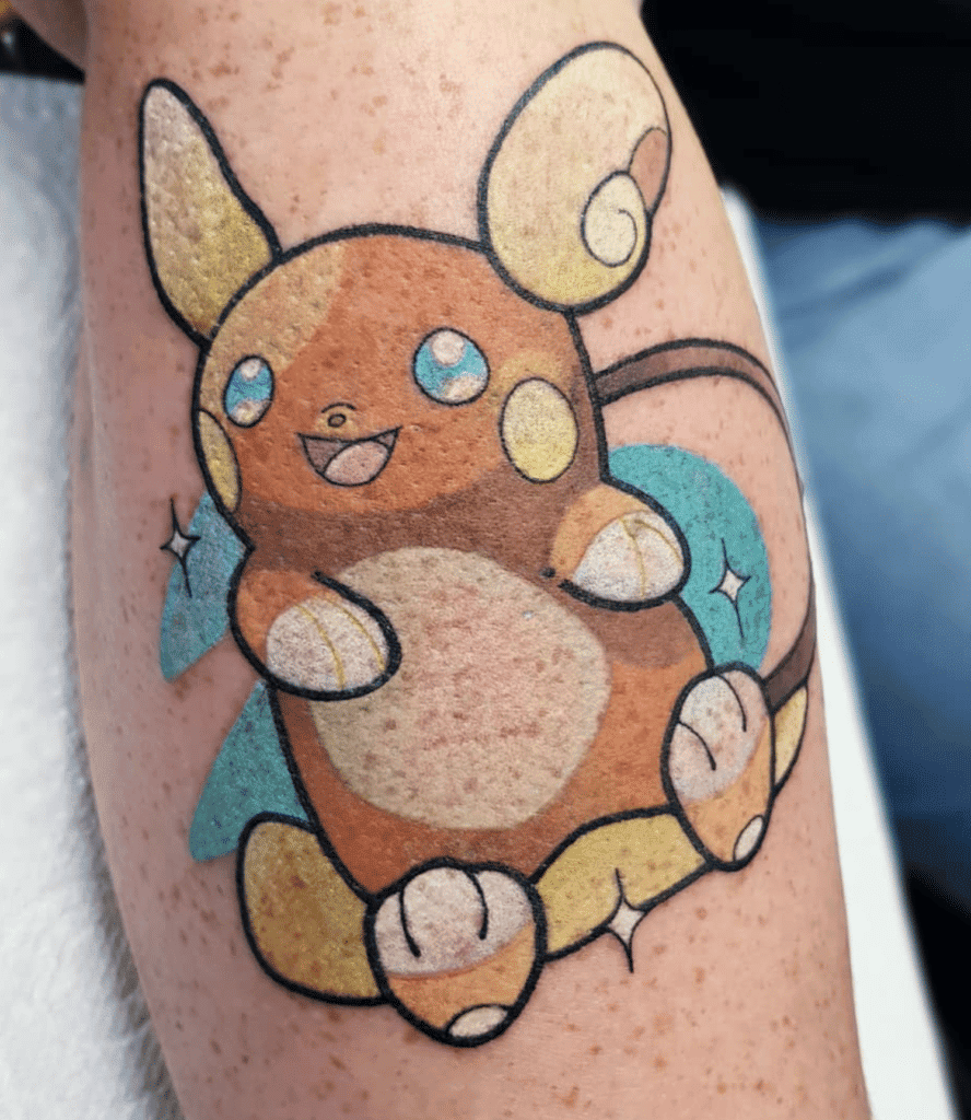 Alolan Raichu Alola Pokémon Tattoo
