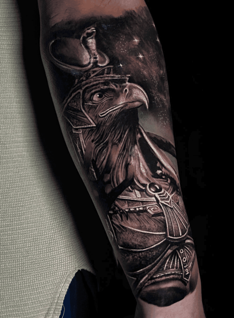 Amun Ra Space Egyptian Mythology Tattoo