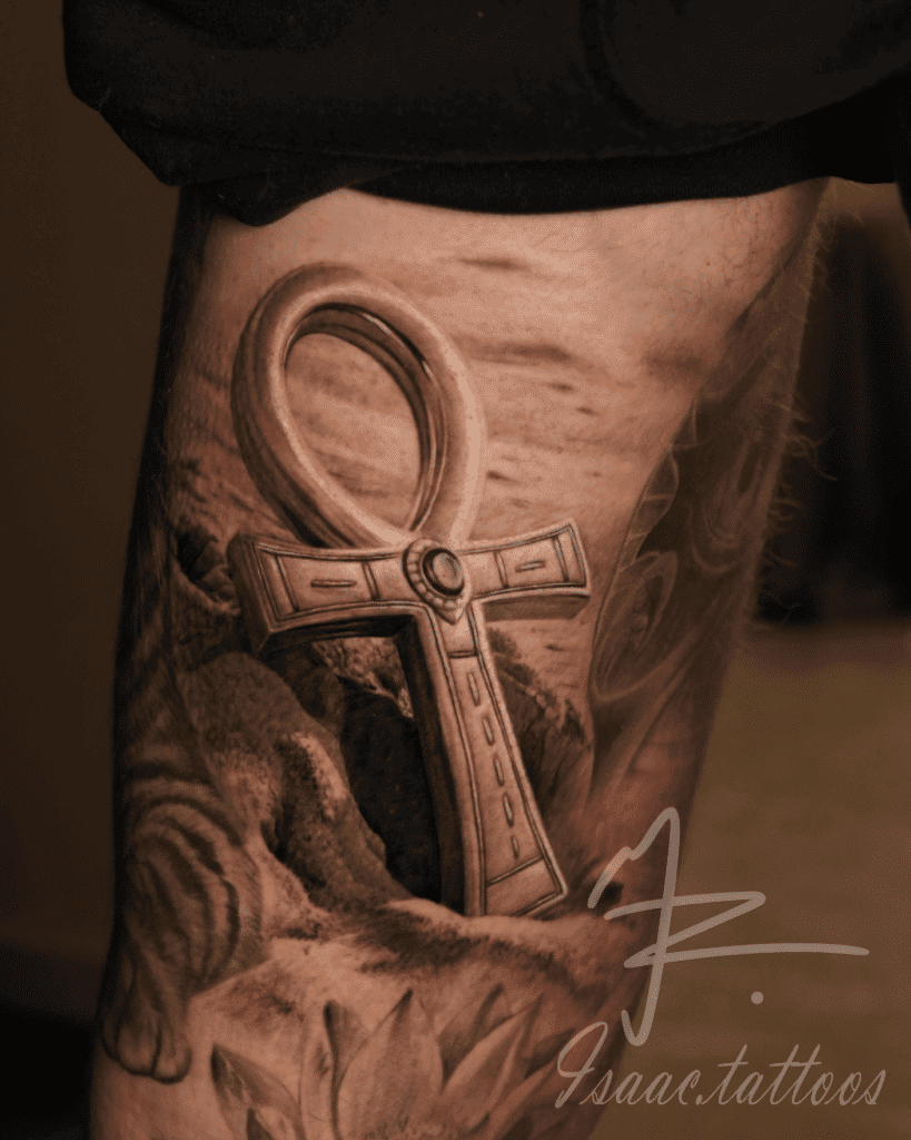 Ankh Egyptian Mythology Tattoo