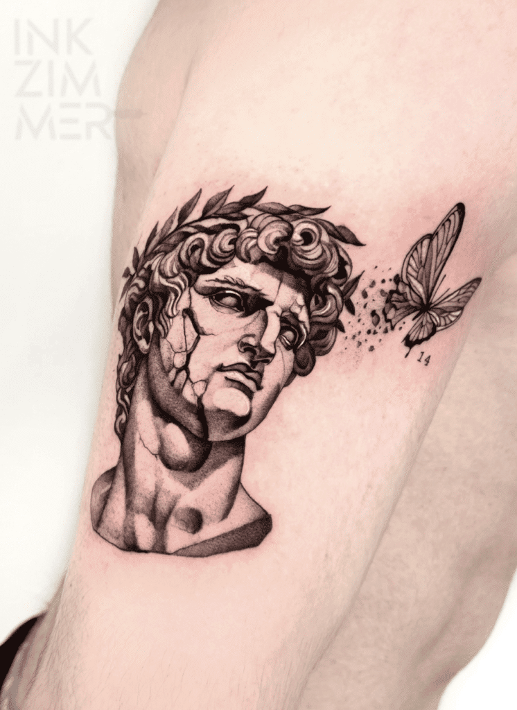 Apollo Butterfly Greek Mythology Tattoo