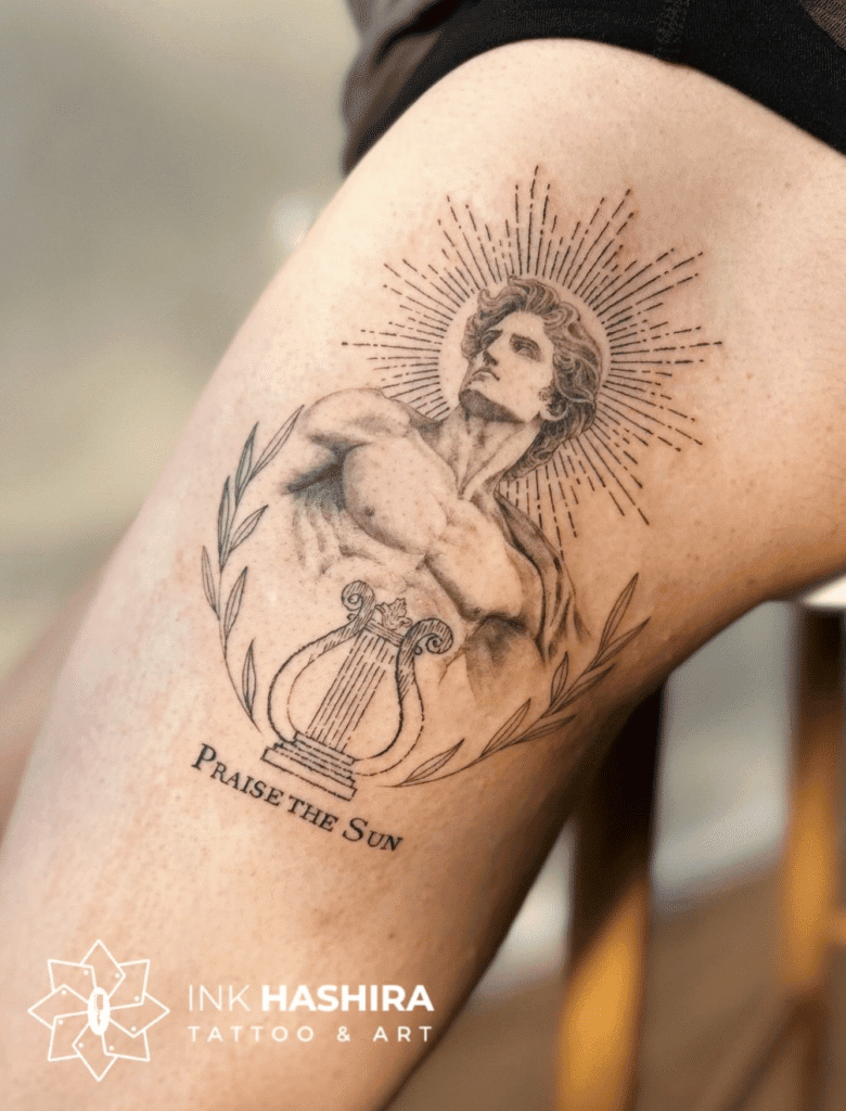Apollo Greek Mythology Tattoo