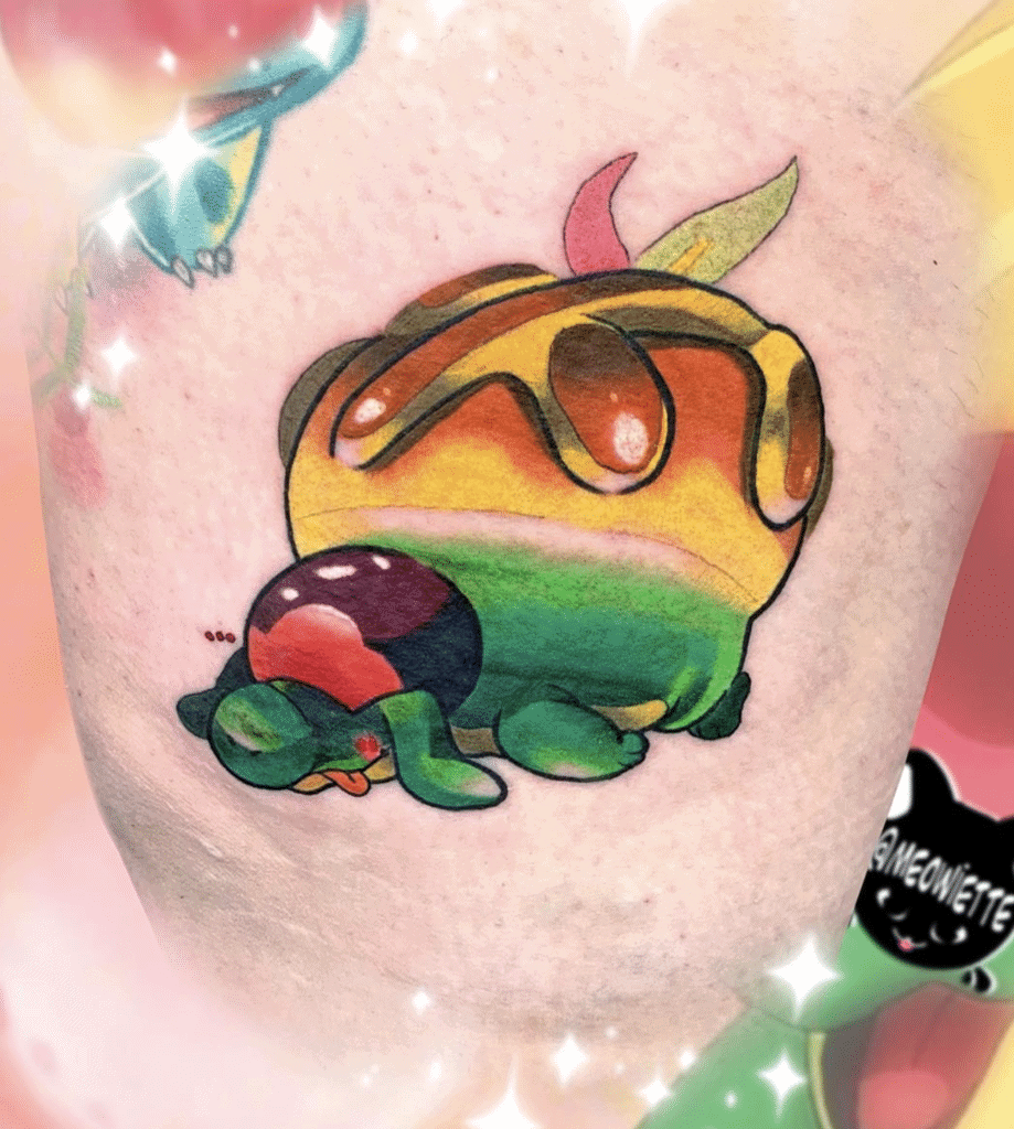 Appletun Galar Pokémon Tattoo