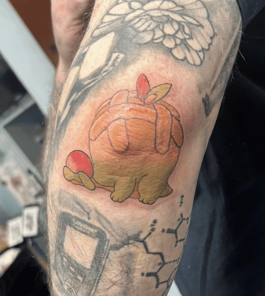 Appletun Old Galar Pokémon Tattoo