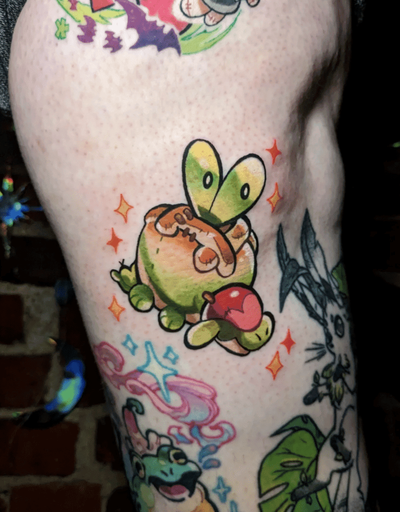 Applin Costume Galar Pokémon Tattoo