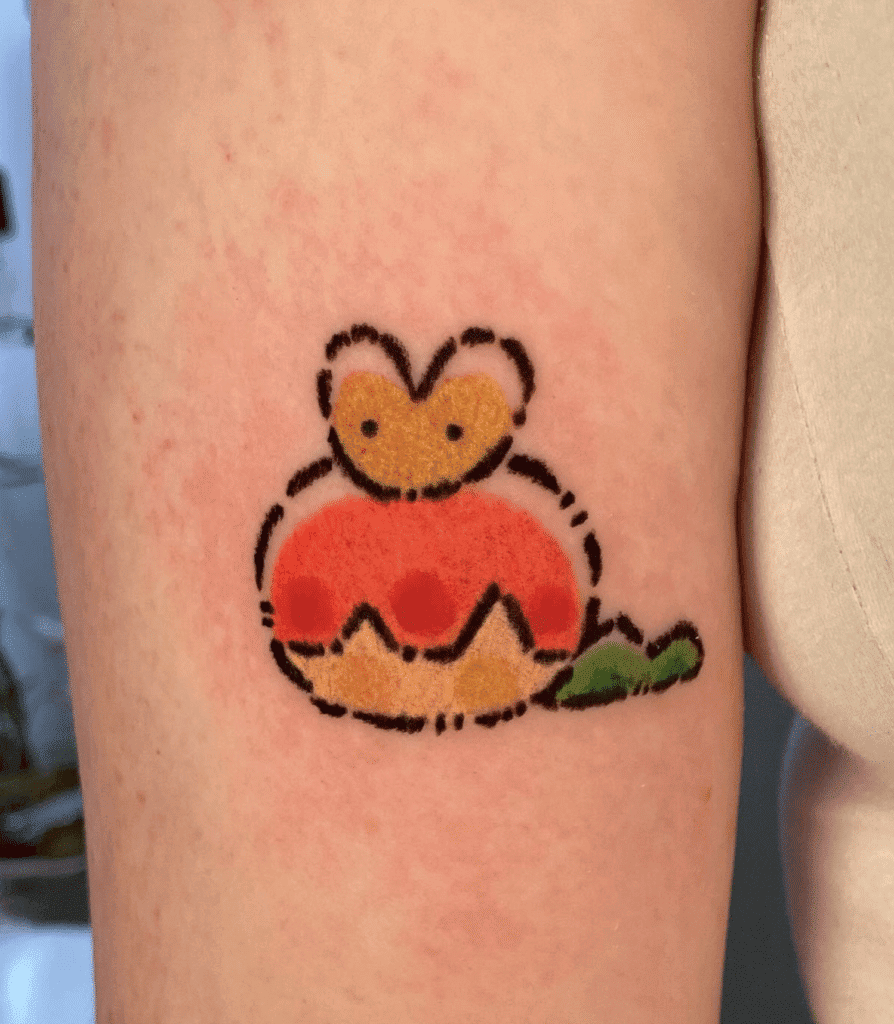 Applin Cute Galar Pokémon Tattoo